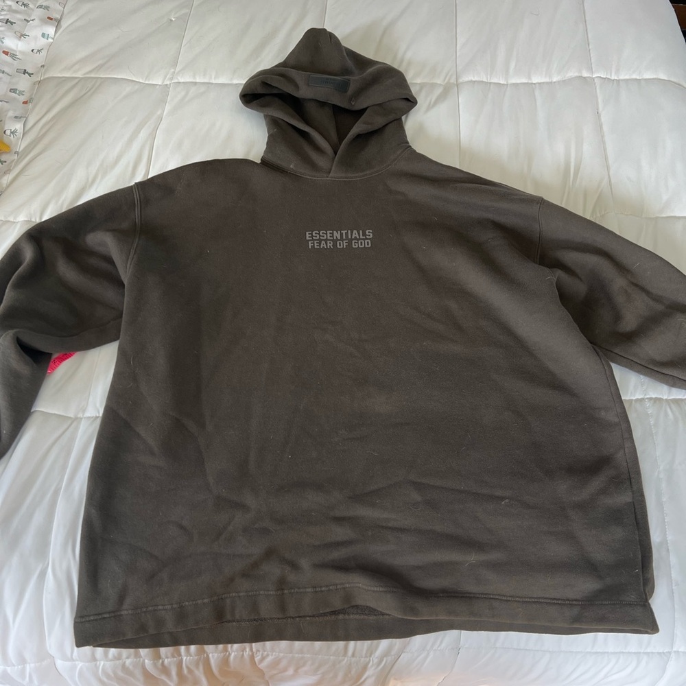 Men's Fear of God Washed Black Hoodie